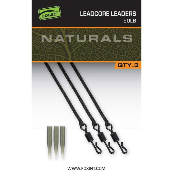 Fox Edges Naturals Leadcore Leaders