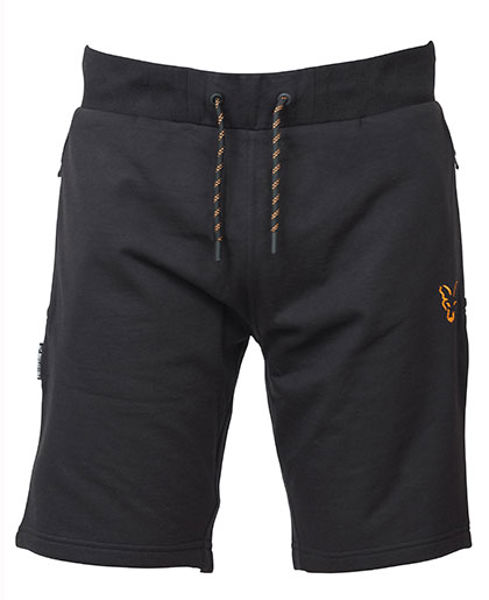 Fox Collection Black/Orange Lightweight Jogger Shorts